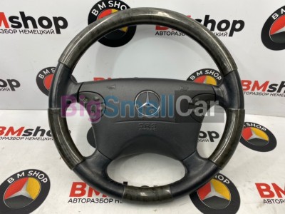 Руль Mercedes E 320 2000 W210 112.941 A2104600203 - купить Новопокровской