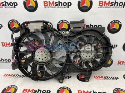 Вентилятор радиатора Audi A4 2002 A4B6 AMB 1.8T 8Е0121205N - купить Новопокровской