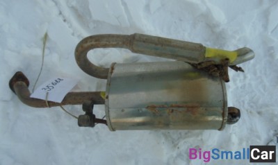 Задняя часть глушителя от Chevrolet Spark M200 2005-2010 - купить Новопокровской