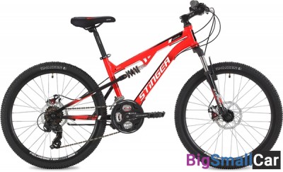 Дорожный велосипед STINGER 24SFD.DISCOD.14RD0 - купить Новопокровской