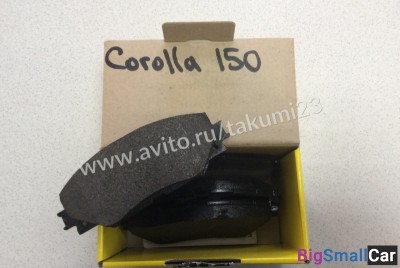 Тормозные колодки Toyota Corolla 150 - купить Новопокровской
