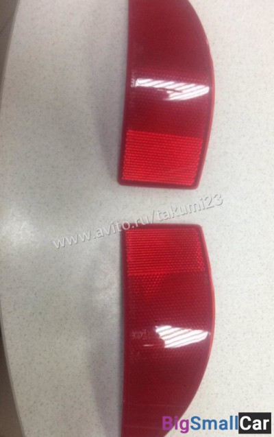 Отражатели в задний бампер Лексус ис - купить Новопокровской