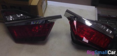Фонари задние в крышку багажника Toyota Camry 55 - купить Новопокровской