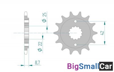 Звезда ведущая AFAM 24501-17 (JTF512.17) - купить Новопокровской