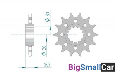 Звезда ведущая AFAM 20613-16 (JTF1269,16)  520 - купить Новопокровской
