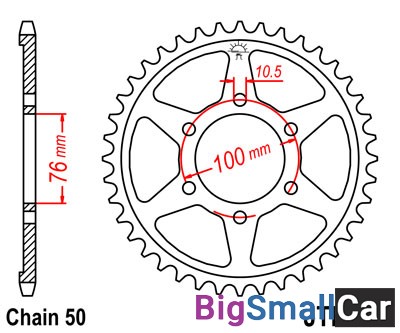 Звезда ведомая JT JTR816.42 - купить Новопокровской