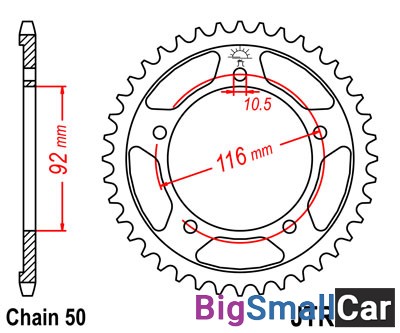 Звезда ведомая JT JTR1493.42 - купить Новопокровской