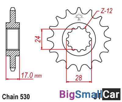 Звезда ведущая JT JTF295.15RB - купить Новопокровской