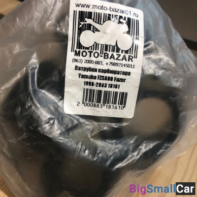 Патрубки карбюратора Yamaha FZS600 Fazer 1998-2003 18161 - купить Новопокровской