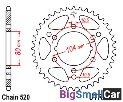 Звезда ведомая JT JTR1478.40 - купить Новопокровской