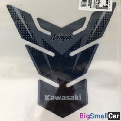 Наклейка на бак Kawasaki NINJA grey/blk 18833 - купить Новопокровской