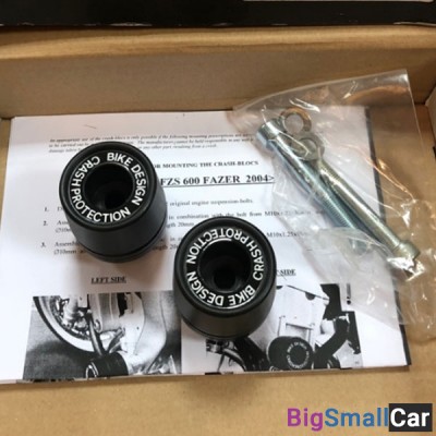 Слайдеры CRASH-PROTECTION Yamaha FZ6GT 04-07 CPYA-016-GT-B - купить Новопокровской