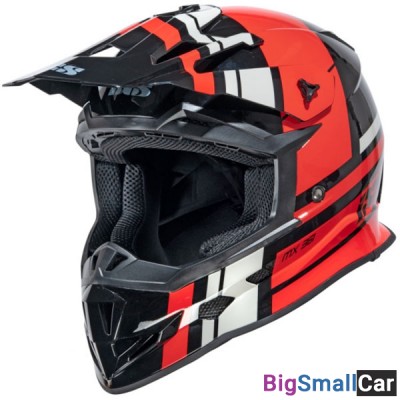 Шлем IXS 361 red/blk/white 2.3 X12038-032-S - купить Новопокровской