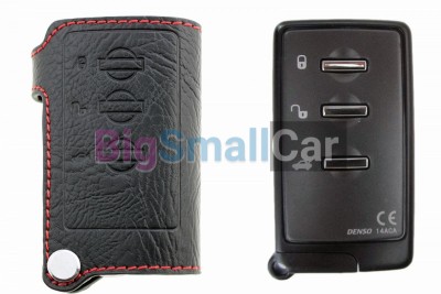 Чехол Для Ключа Subaru (Брелок), Кожаный, Цвет Нити Красный bgt382 - купить Новопокровской