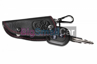 Чехол Для Ключа Chevrolet (Брелок), Кожаный, Цвет Нити Красный bgt421 - купить Новопокровской