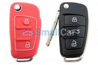 Чехол Для Ключа Audi (Брелок), Силиконовый bgt490 - купить Новопокровской