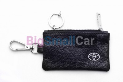 Чехол Для Ключей Toyota Универсальный, Кожаный С Металическим Значком, Черный bgt957 - купить Новопокровской