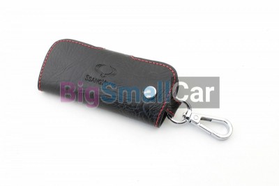 Чехол Для Ключей Ssangyong Универсальный, Кожаный, Цвет Нити Красный bgt979 - купить Новопокровской