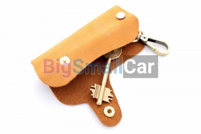 Чехол Для Ключей Mini Универсальный, Кожаный, Бежевый bgt1003 - купить Новопокровской