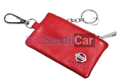 Чехол Для Ключей Nissan Универсальный, Кожаный. С Металическим Значком, Красный bgt1040 - купить Новопокровской