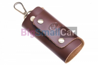 Чехол Для Ключей Hyundai Универсальный, Кожаный, Темно-Коричневый bgt1065 - купить Новопокровской